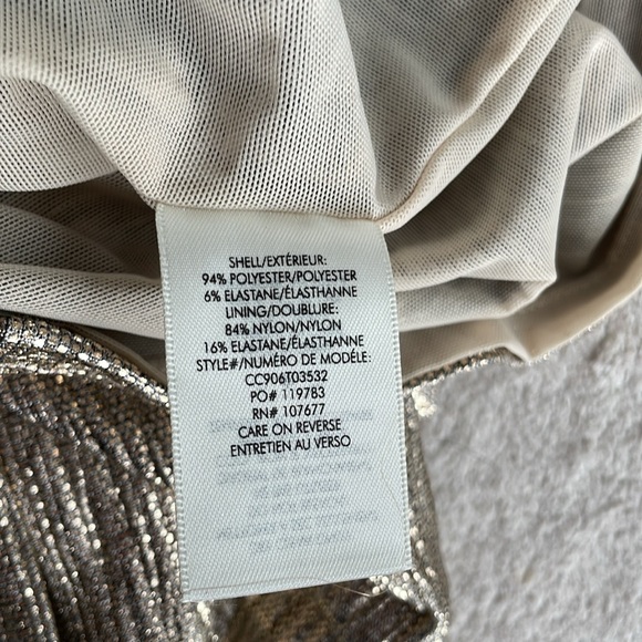 Alice + Olivia Delora Metallic Mini Bodycon Dress - Picture 14 of 14